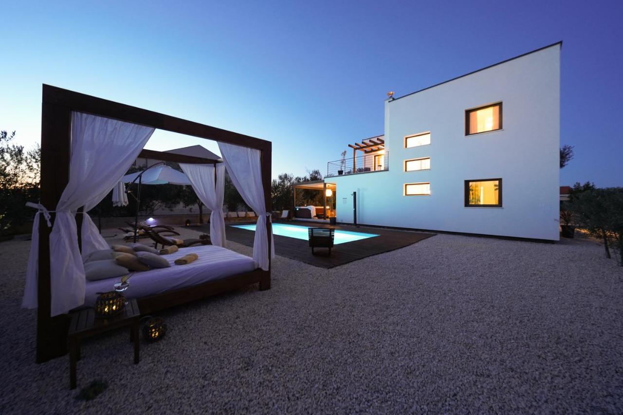 Villa Suncica With Heated Pool, Jacuzzi And Bikes Near Zadar Sukosan Exterior photo