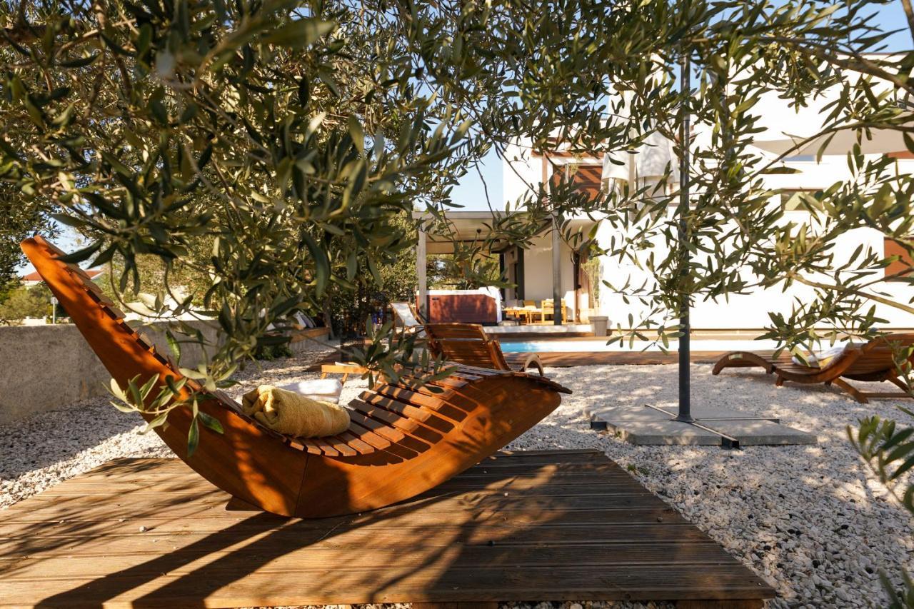 Villa Suncica With Heated Pool, Jacuzzi And Bikes Near Zadar Sukosan Exterior photo
