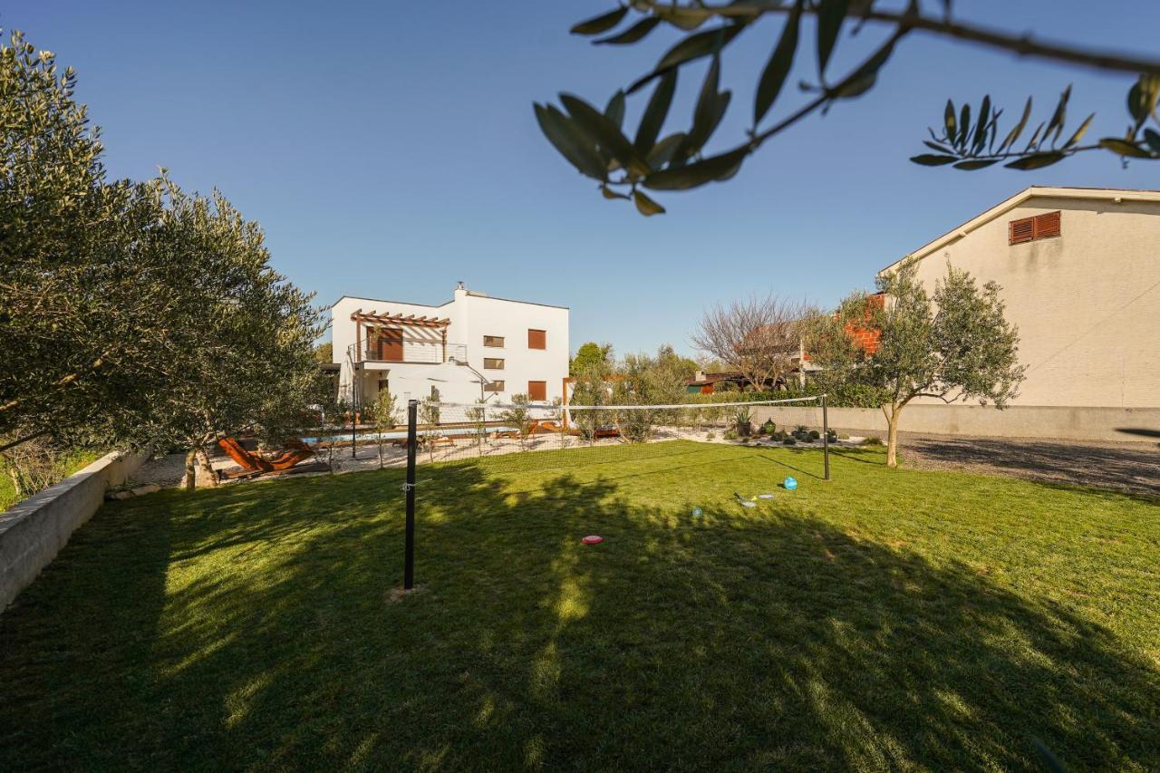 Villa Suncica With Heated Pool, Jacuzzi And Bikes Near Zadar Sukosan Exterior photo