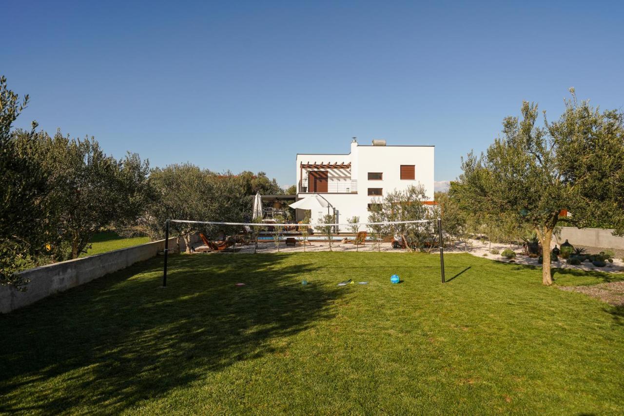 Villa Suncica With Heated Pool, Jacuzzi And Bikes Near Zadar Sukosan Exterior photo