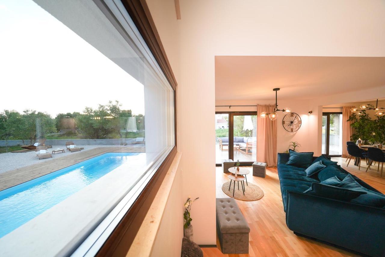 Villa Suncica With Heated Pool, Jacuzzi And Bikes Near Zadar Sukosan Exterior photo